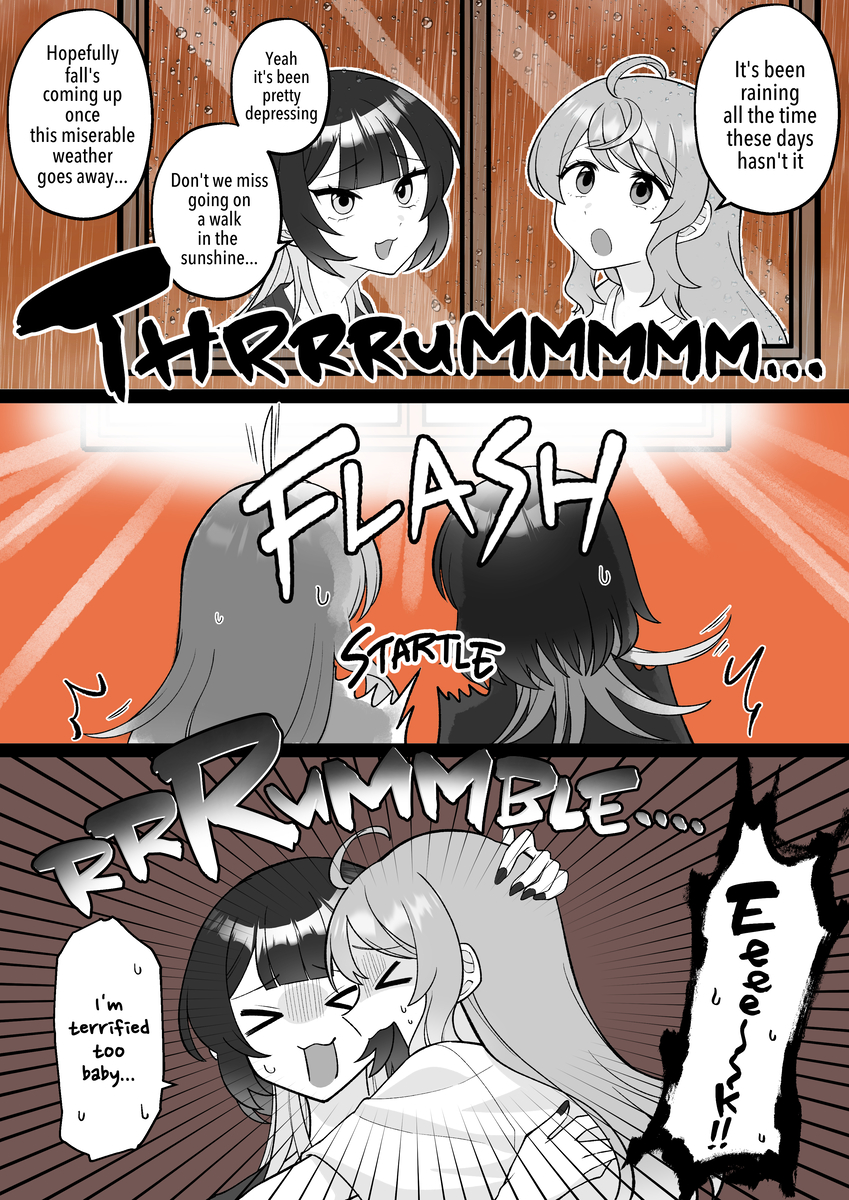 This is a pixiv picture whose title is 【EN】Thunder.