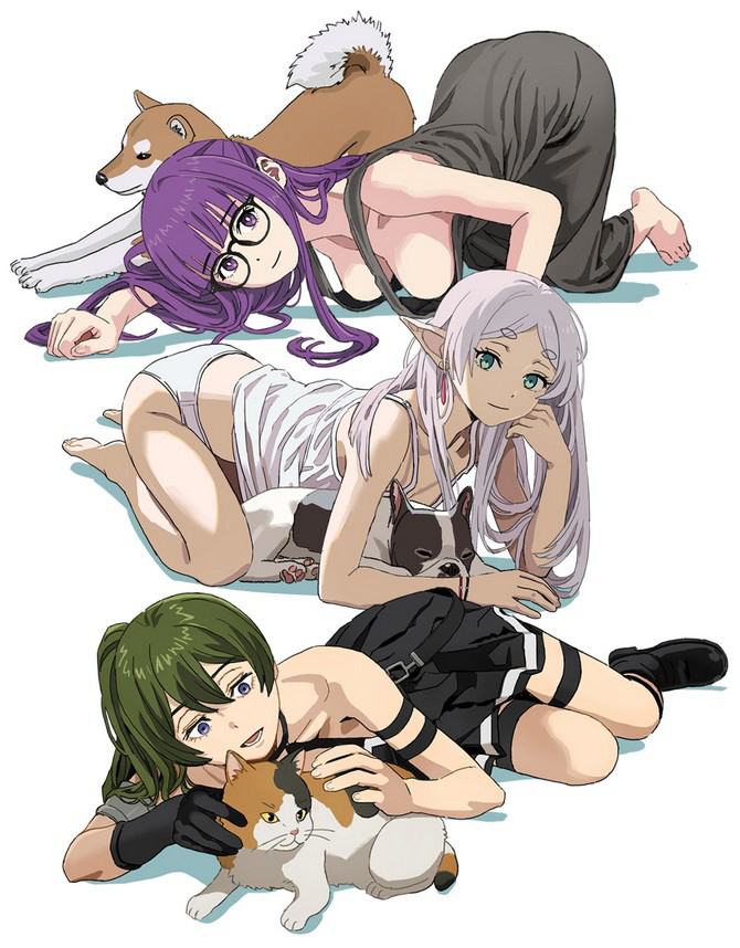 This is a pixiv picture whose title is animal lovers.