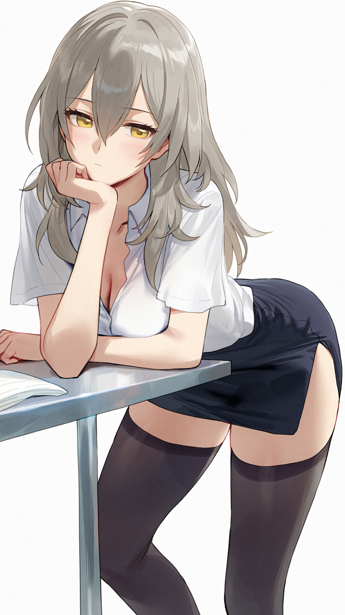 This is a pixiv picture whose title is OL.