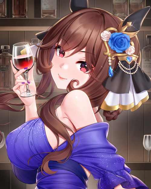 This is a pixiv picture whose title is ジェンティルドンナ(ウマ娘)抱き枕カバー.