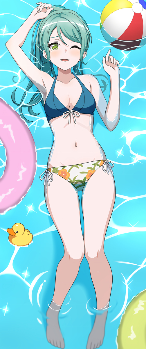 This is a pixiv picture whose title is More swimsuit Sayo.