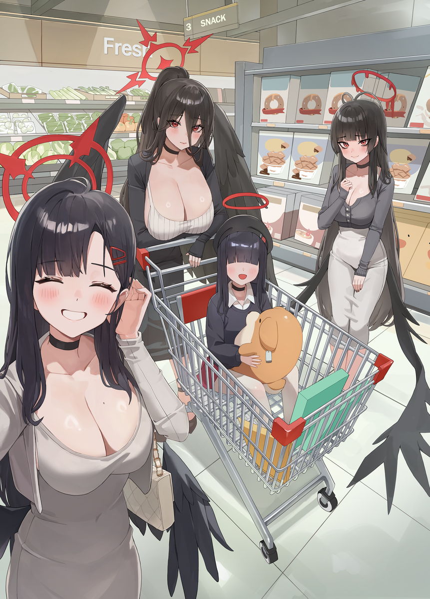 This is a pixiv picture whose title is トリニティ総合マート.