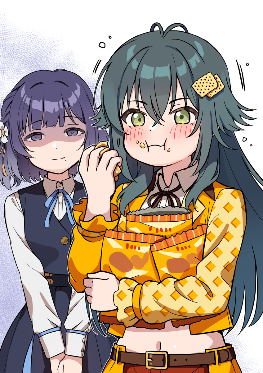 This is a pixiv picture whose title is また食べるの？.