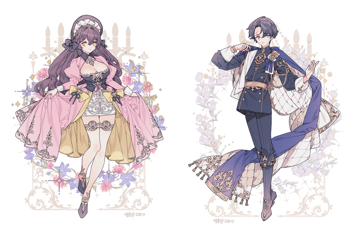 This is a pixiv picture whose title is ❣️cm❣️.