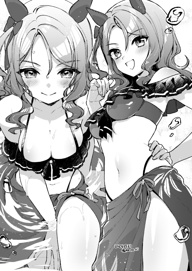 This is a pixiv picture whose title is 水着キング.