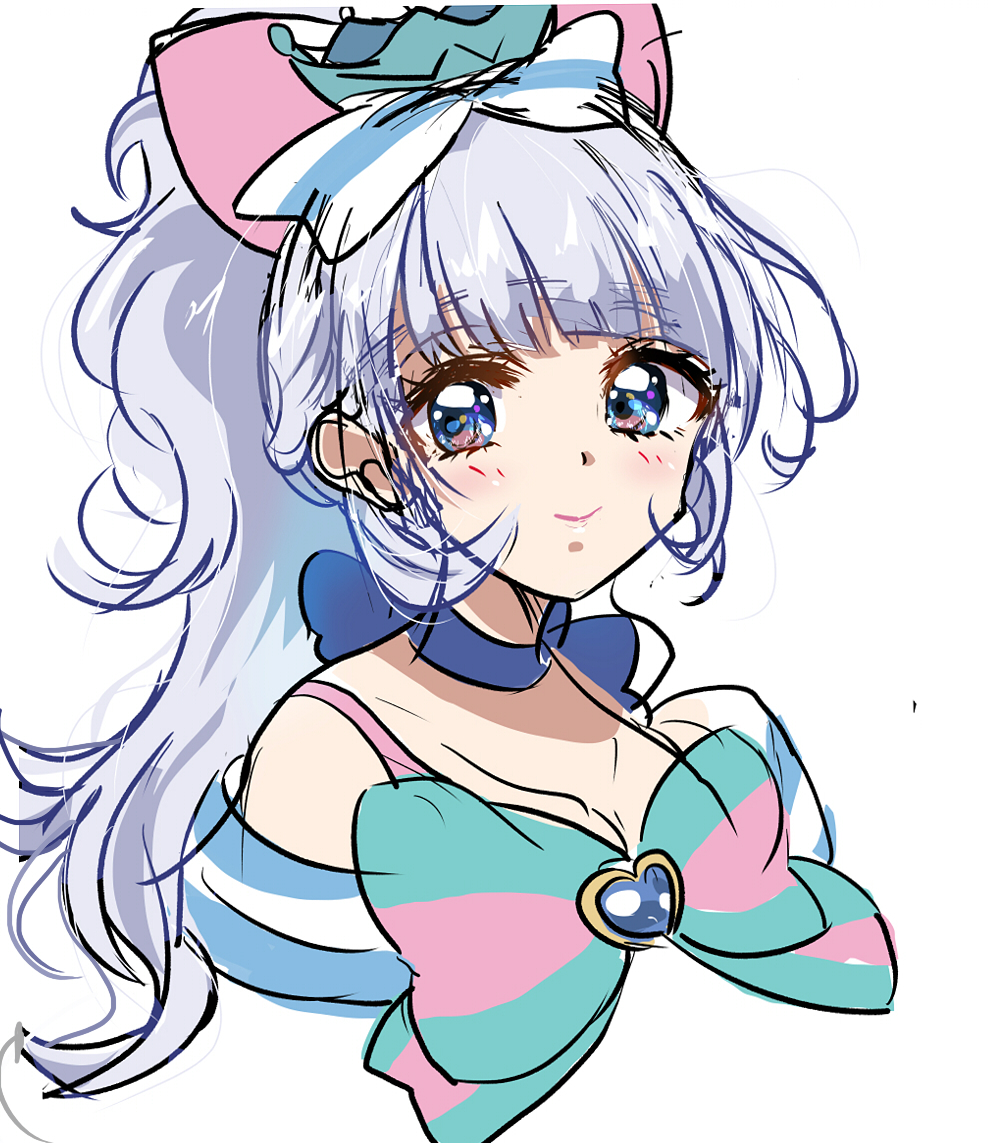 This is a pixiv picture whose title is キュアリリアン風キュアニャミ－.