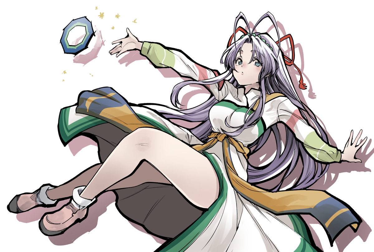 This is a pixiv picture whose title is 守護月天.