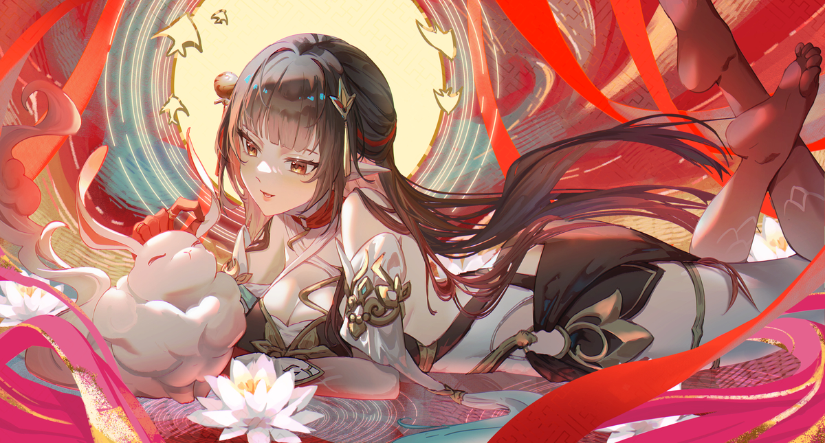 This is a pixiv picture whose title is Lingsha.