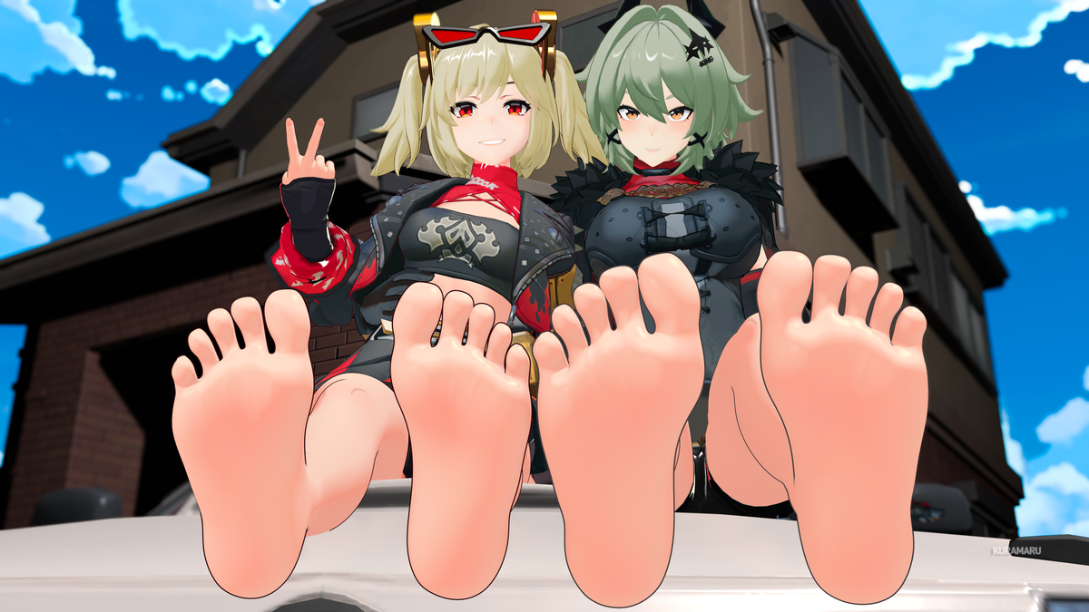 This is a pixiv picture whose title is Caesar and Burnice.