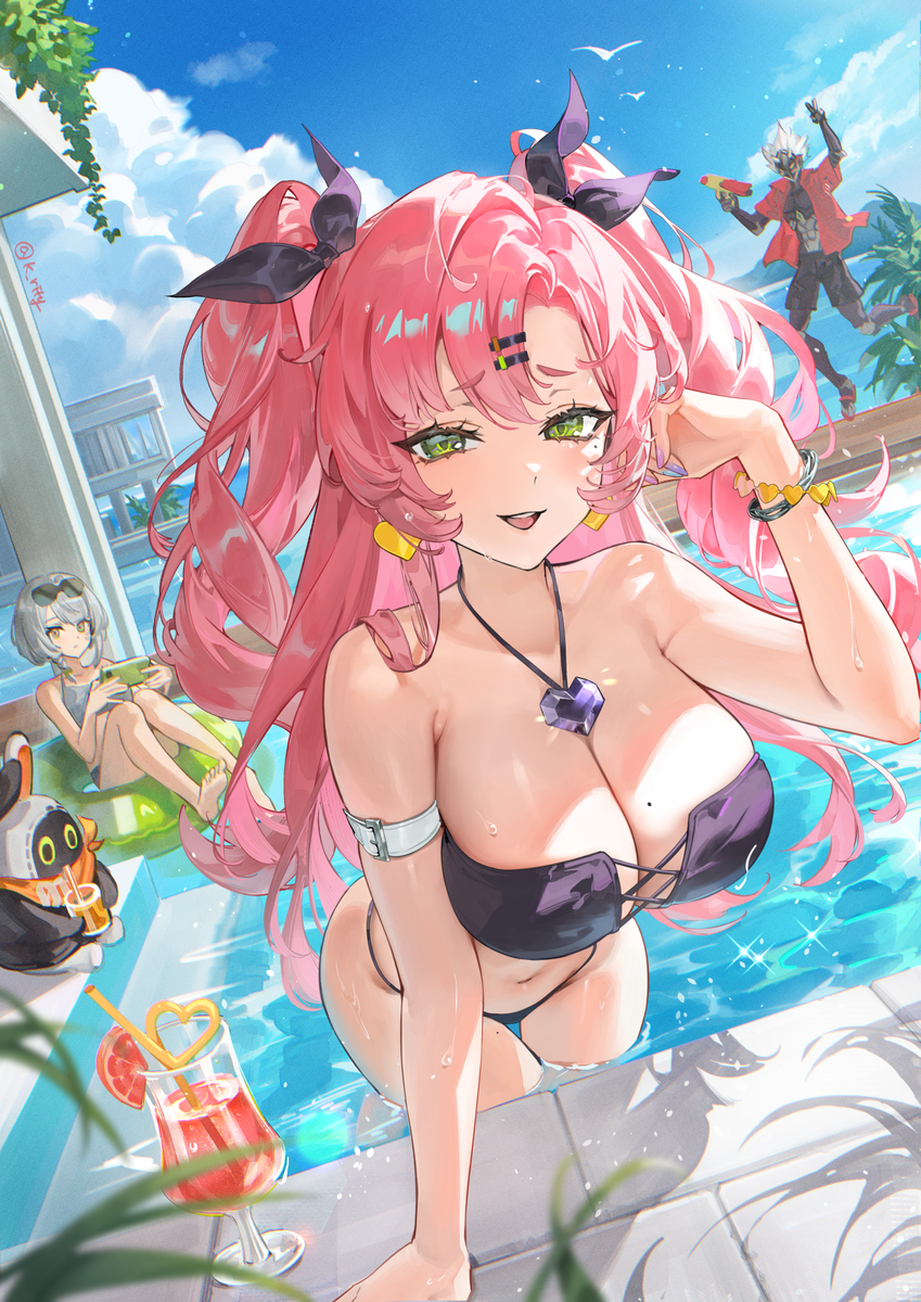 This is a pixiv picture whose title is ニコ.