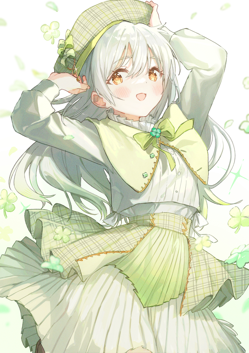 This is a pixiv picture whose title is クローバー.