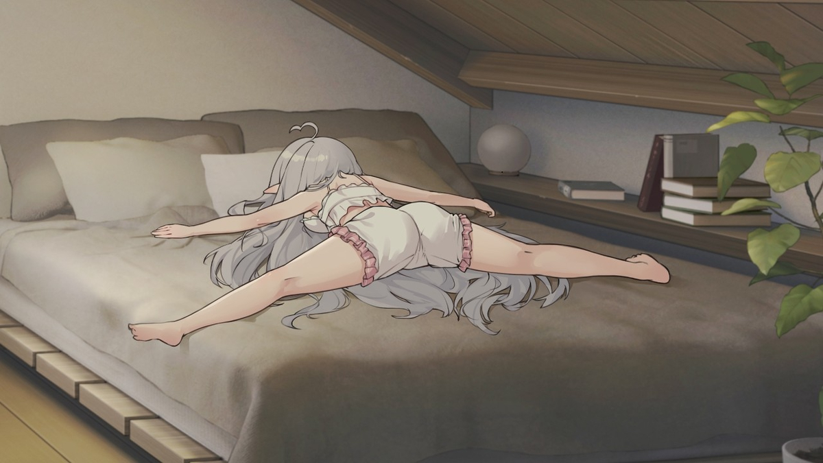 This is a pixiv picture whose title is 存在感薄い妹との簡単生活.