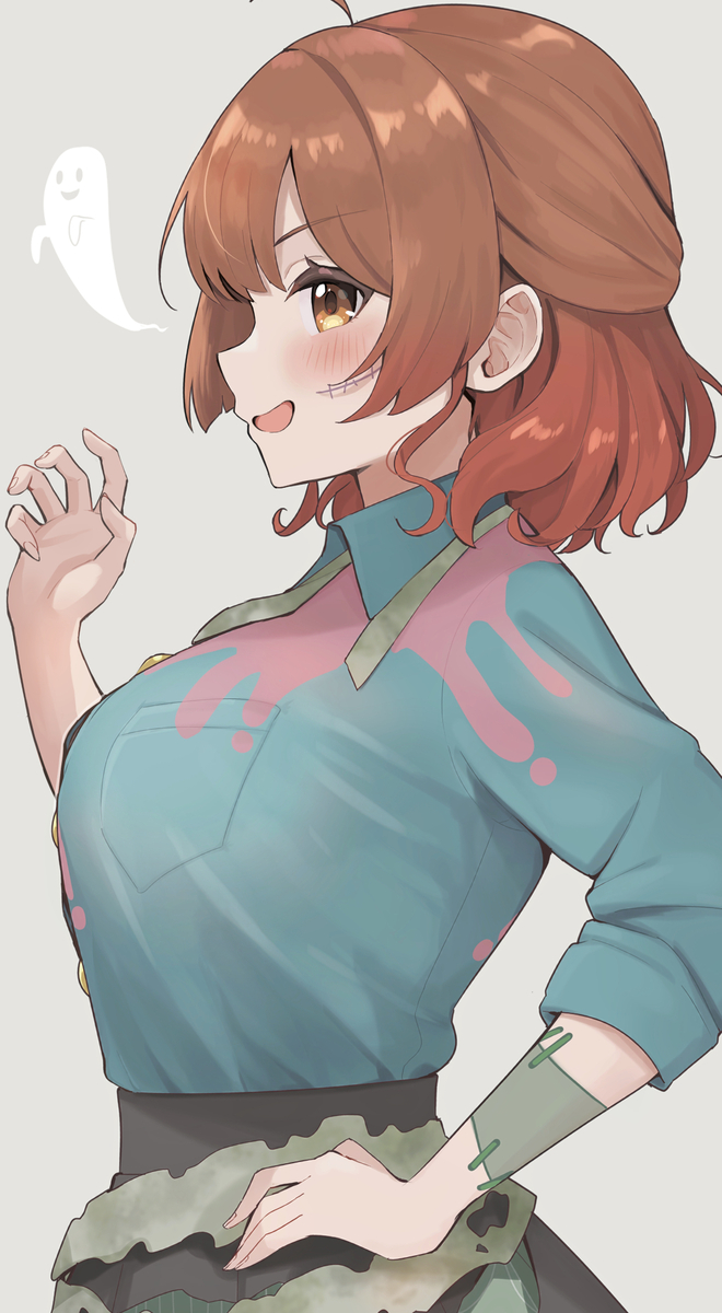 This is a pixiv picture whose title is 花海佑芽.