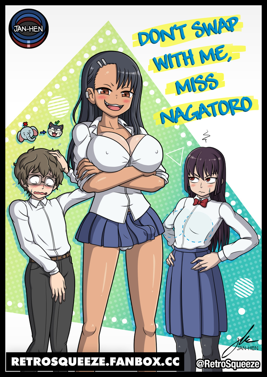 This is a pixiv picture whose title is Part Swap - Nagatoro-san! (Free).