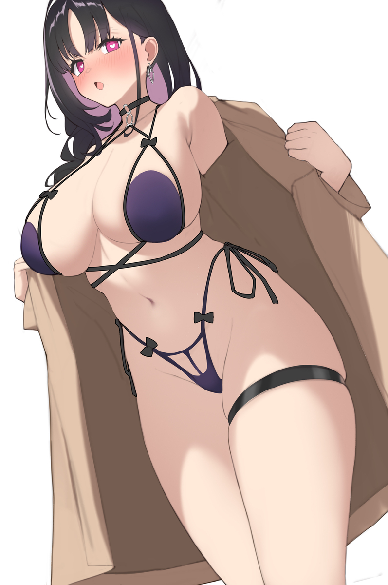 This is a pixiv picture whose title is 没画完混更新  当是预告了.