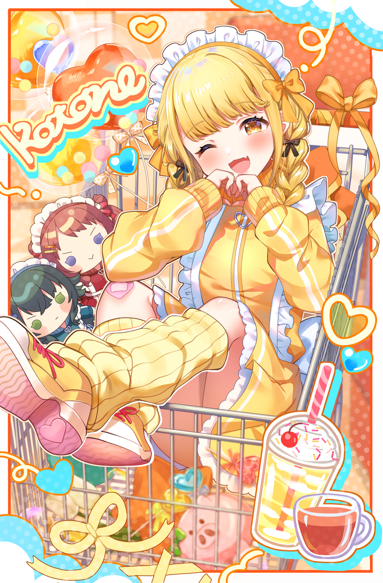 This is a pixiv picture whose title is 💛🛒.