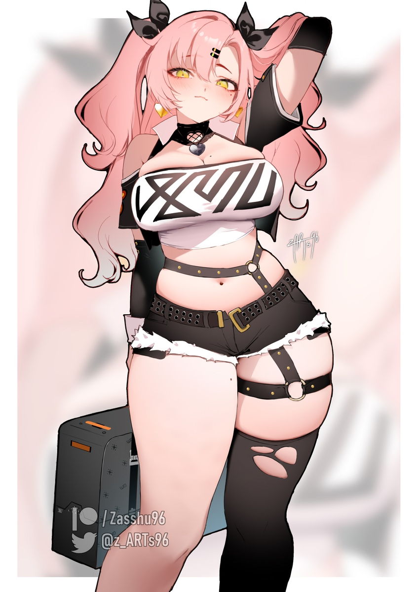 This is a pixiv picture whose title is Nicole! 💗.