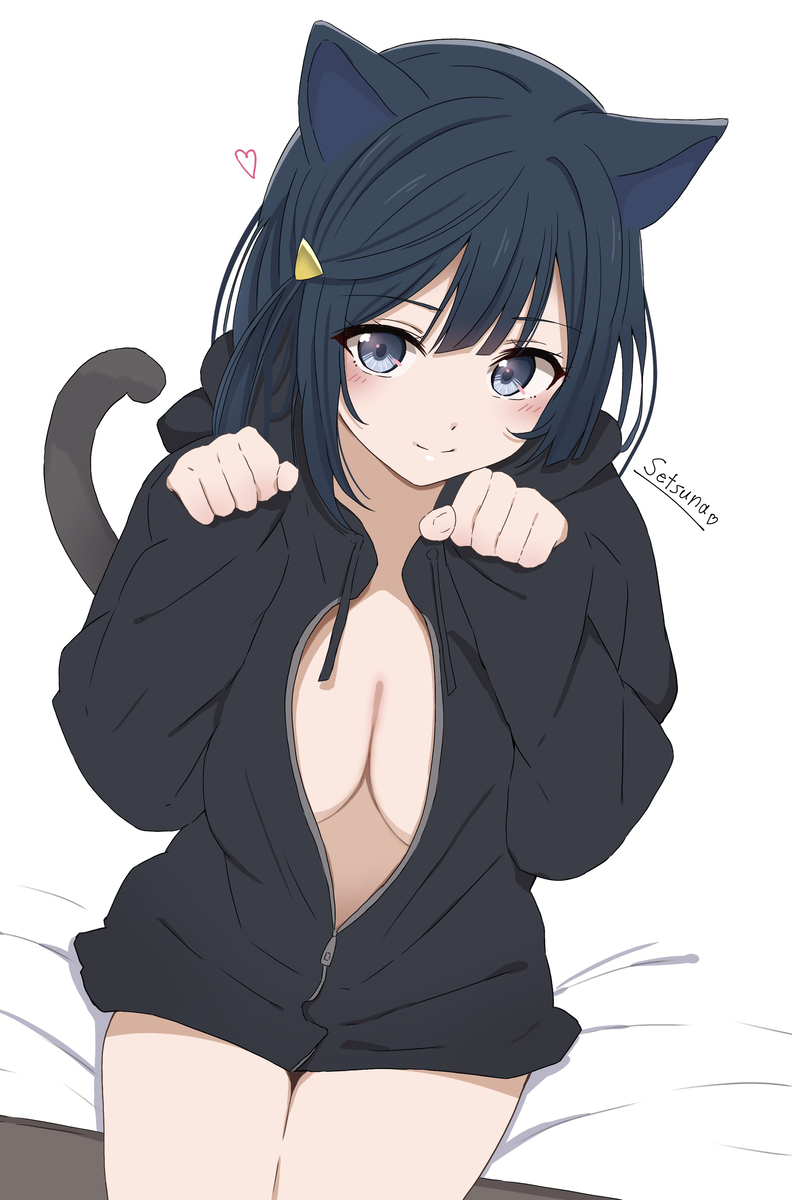 This is a pixiv picture whose title is 猫耳せつにゃん♡.