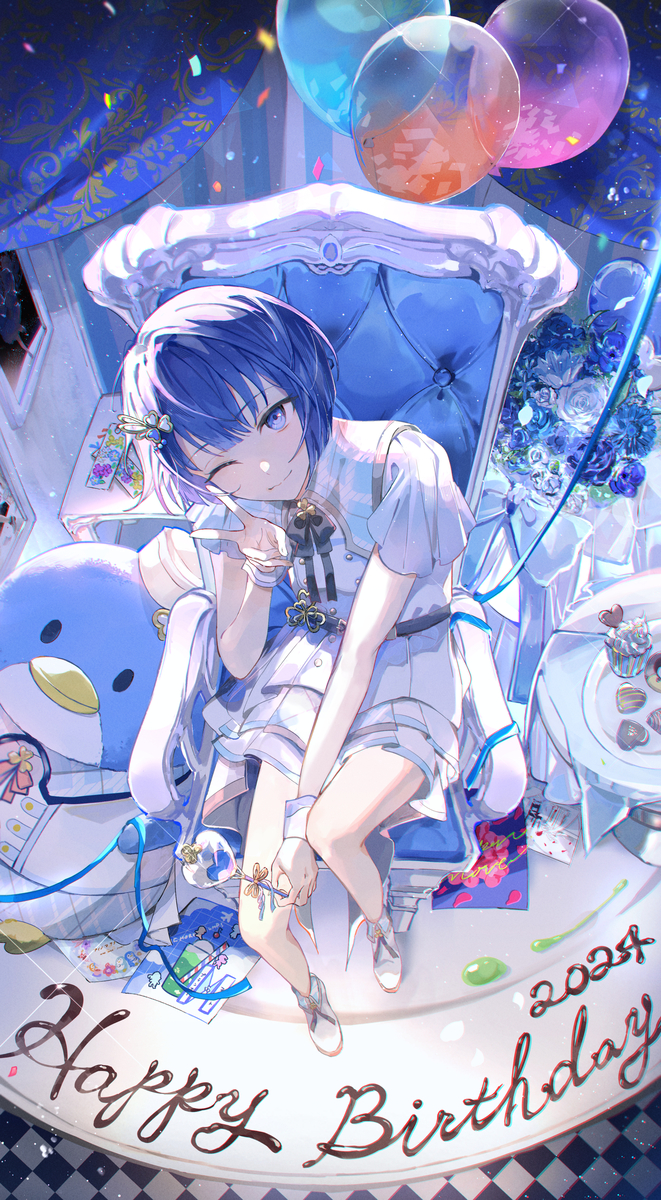 This is a pixiv picture whose title is The party's on..