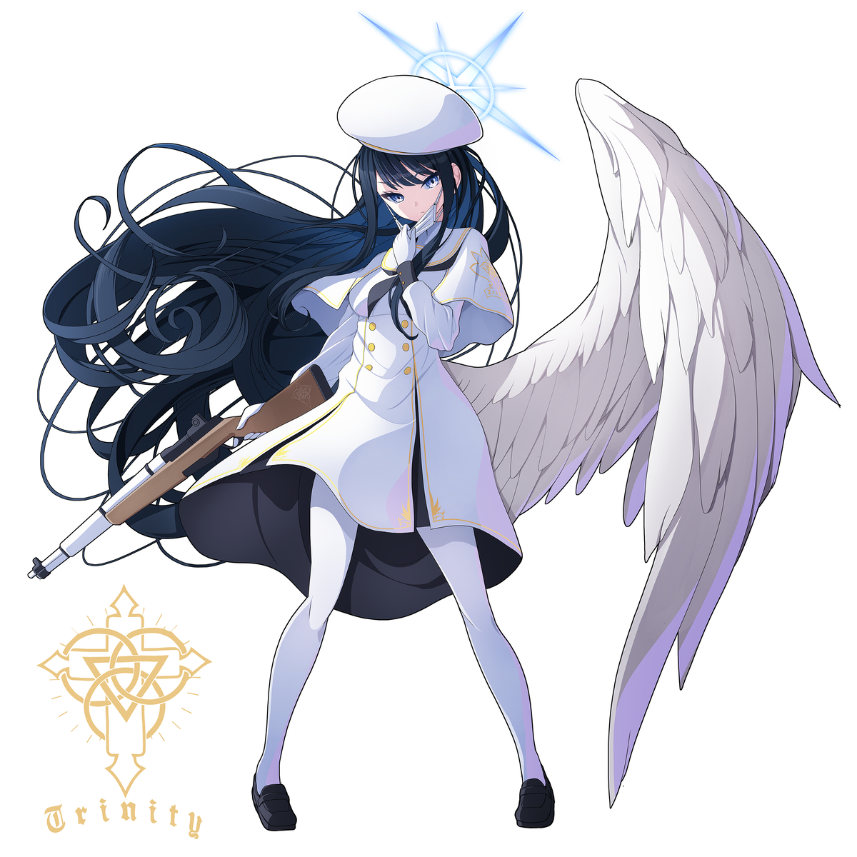 This is a pixiv picture whose title is モブになりました〜 Trinity 錠前サオリ.