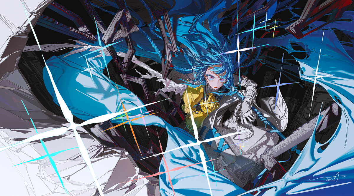 This is a pixiv picture whose title is VISIONS 2025.