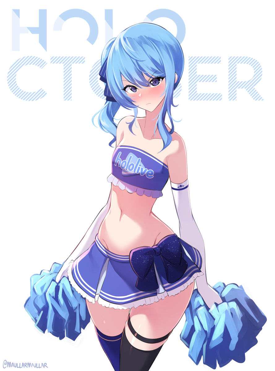 This is a pixiv picture whose title is Cheerleader Suisei.