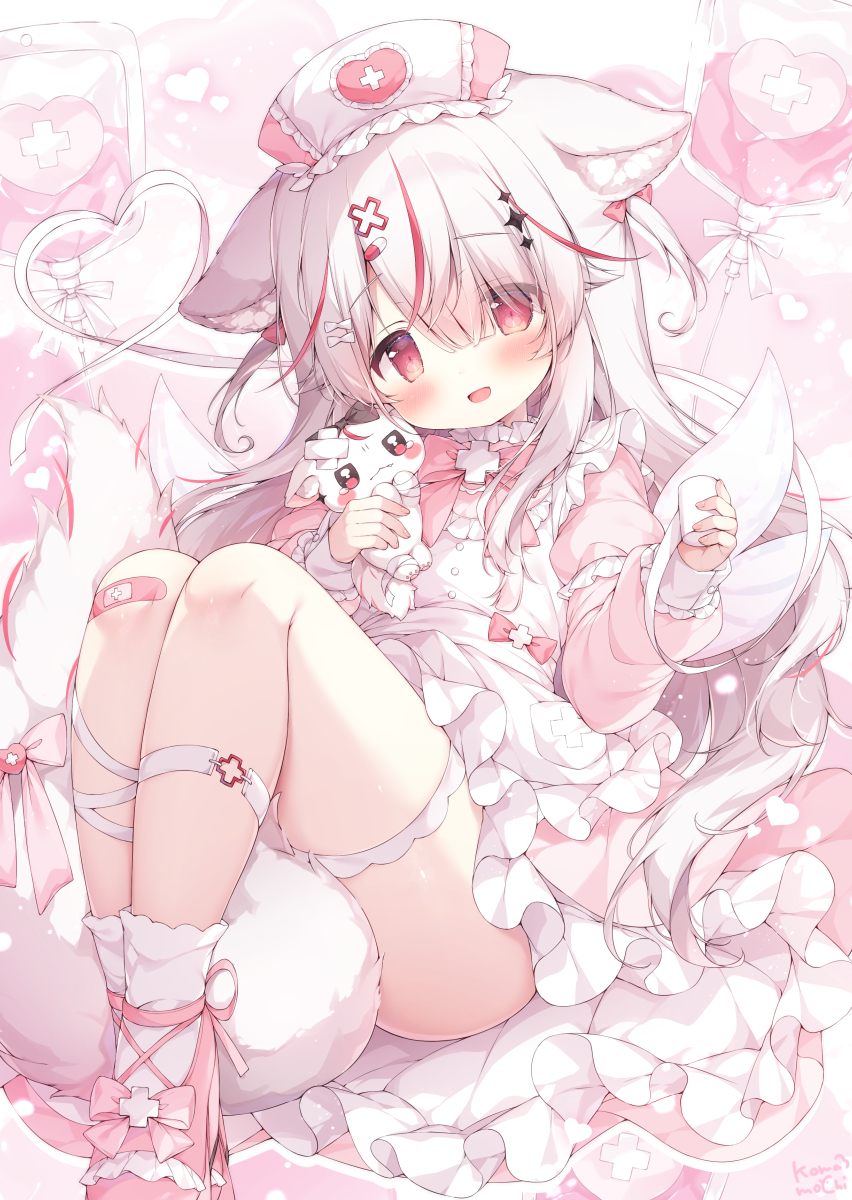 This is a pixiv picture whose title is 💉❤.