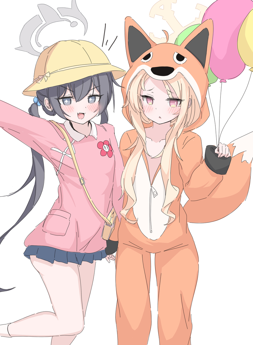 This is a pixiv picture whose title is キキちゃんとmute fox.