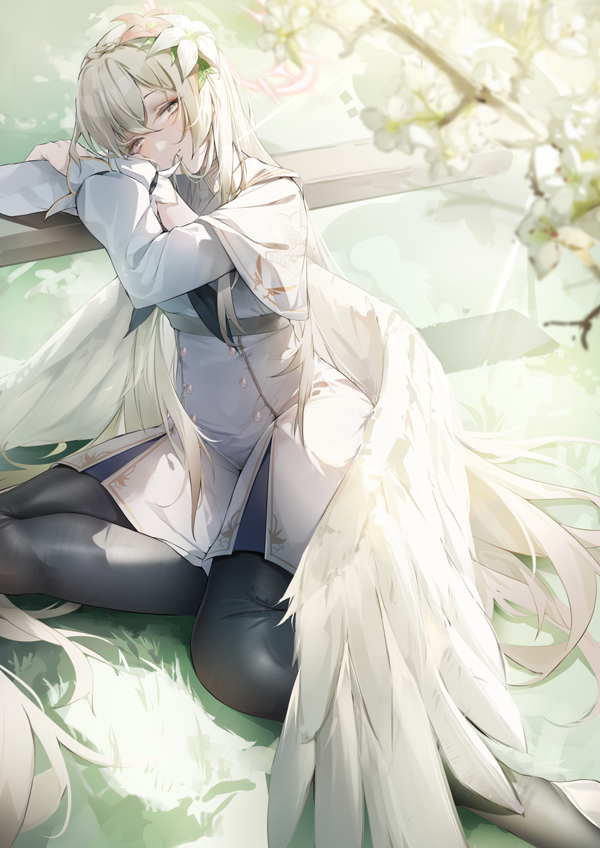 This is a pixiv picture whose title is 桐藤ナギサ.