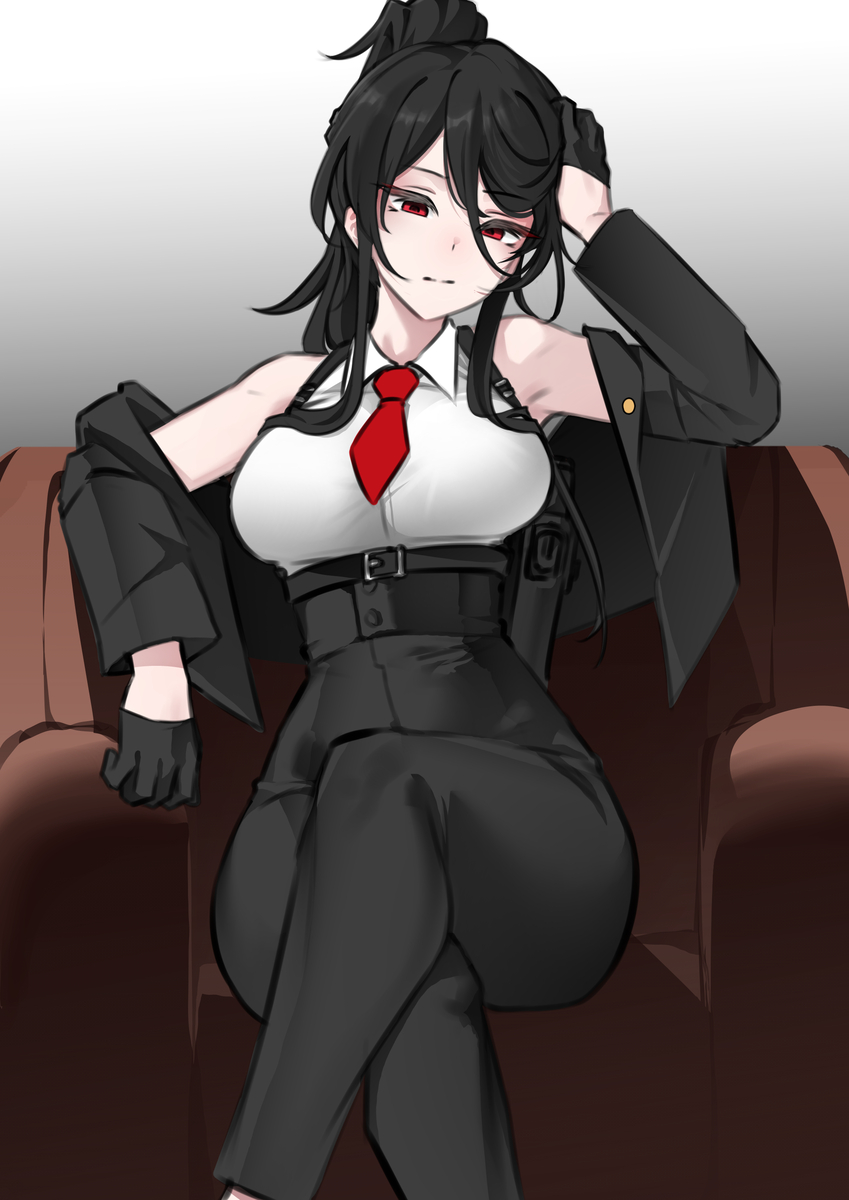 This is a pixiv picture whose title is Banditchan Hitman 😌.