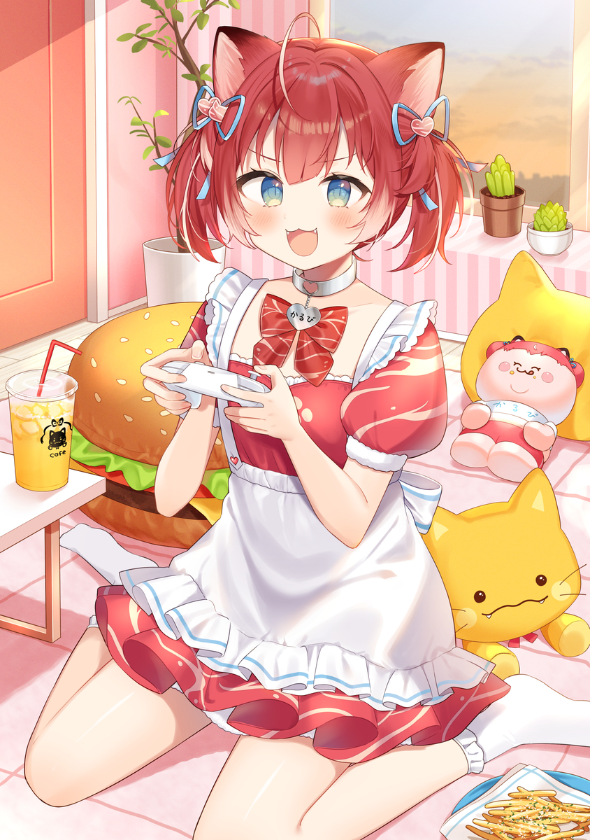 This is a pixiv picture whose title is かるびとゲーム🎮.