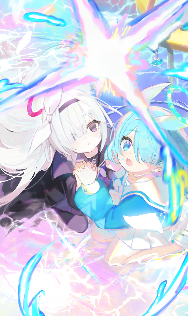 This is a pixiv picture whose title is アロナとプラナ.