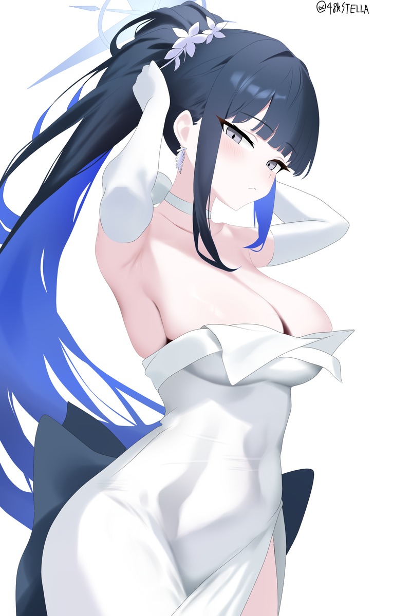 This is a pixiv picture whose title is Saori.