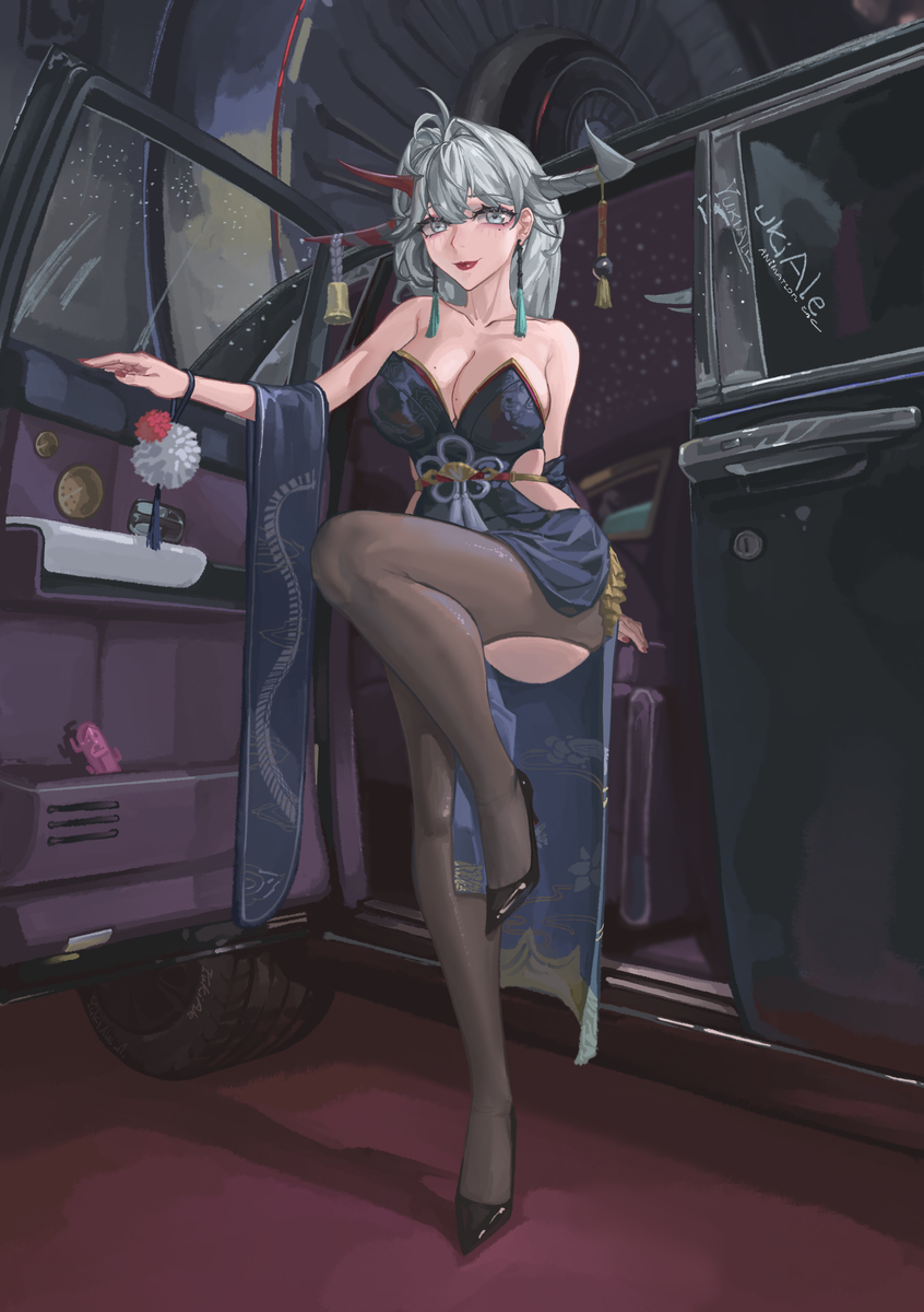 This is a pixiv picture whose title is 落ちた！.