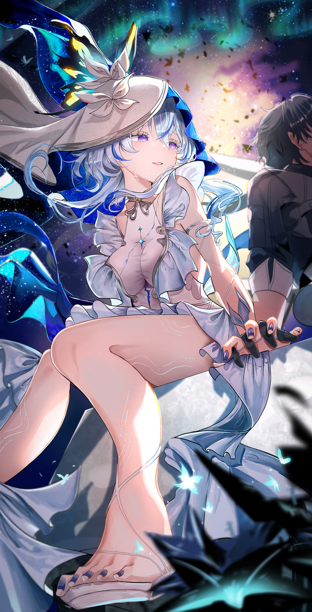 This is a pixiv picture whose title is shorekeeper.