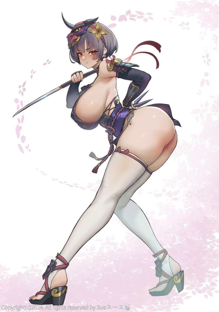 This is a pixiv picture whose title is OC.