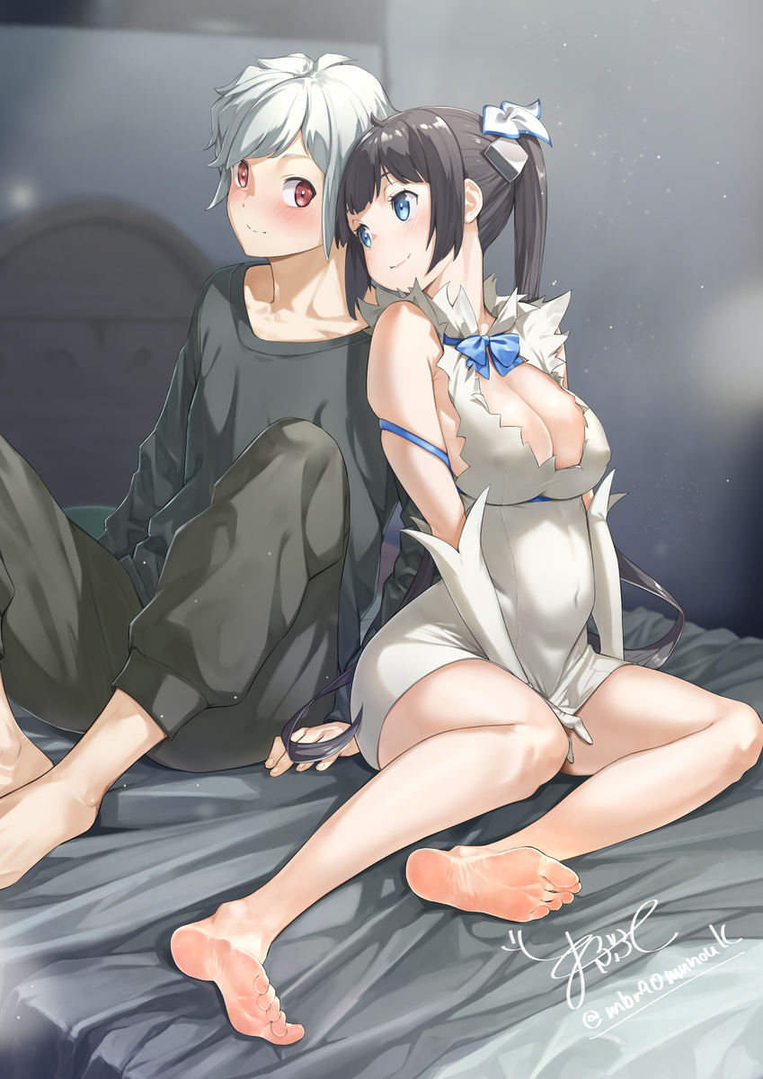 This is a pixiv picture whose title is ダンまち.
