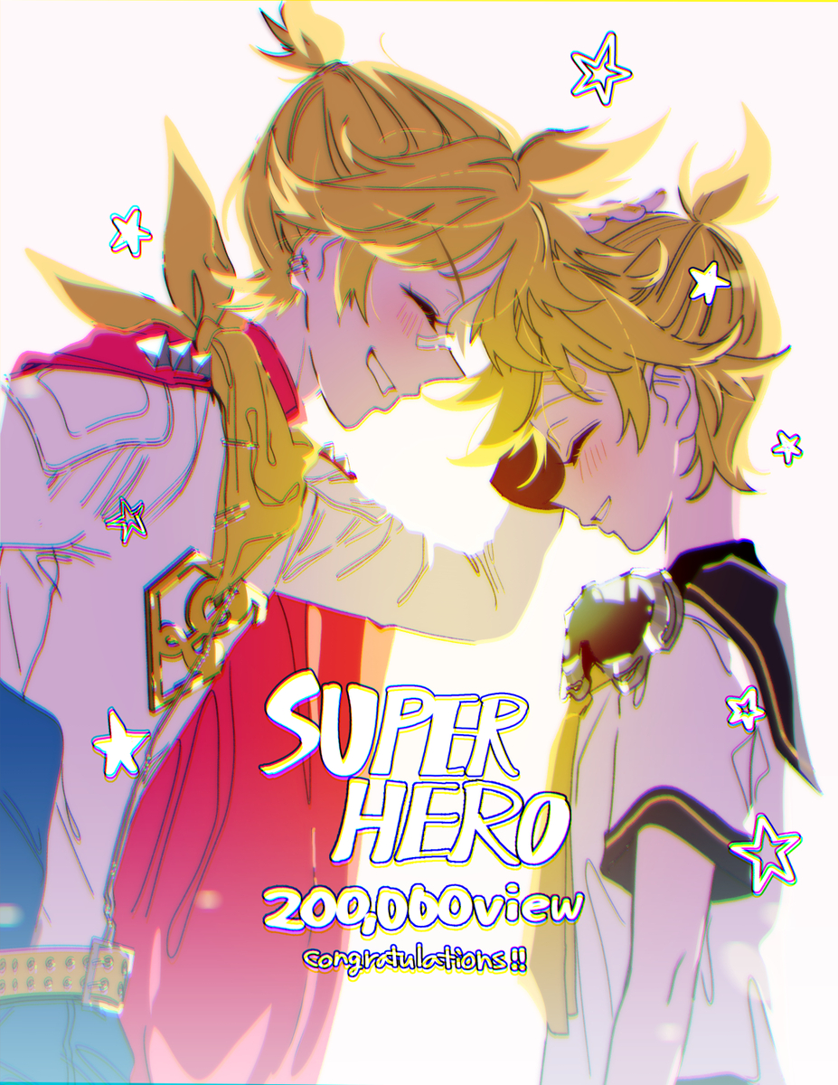 This is a pixiv picture whose title is ㊗SUPERHERO20万再生✨✨.