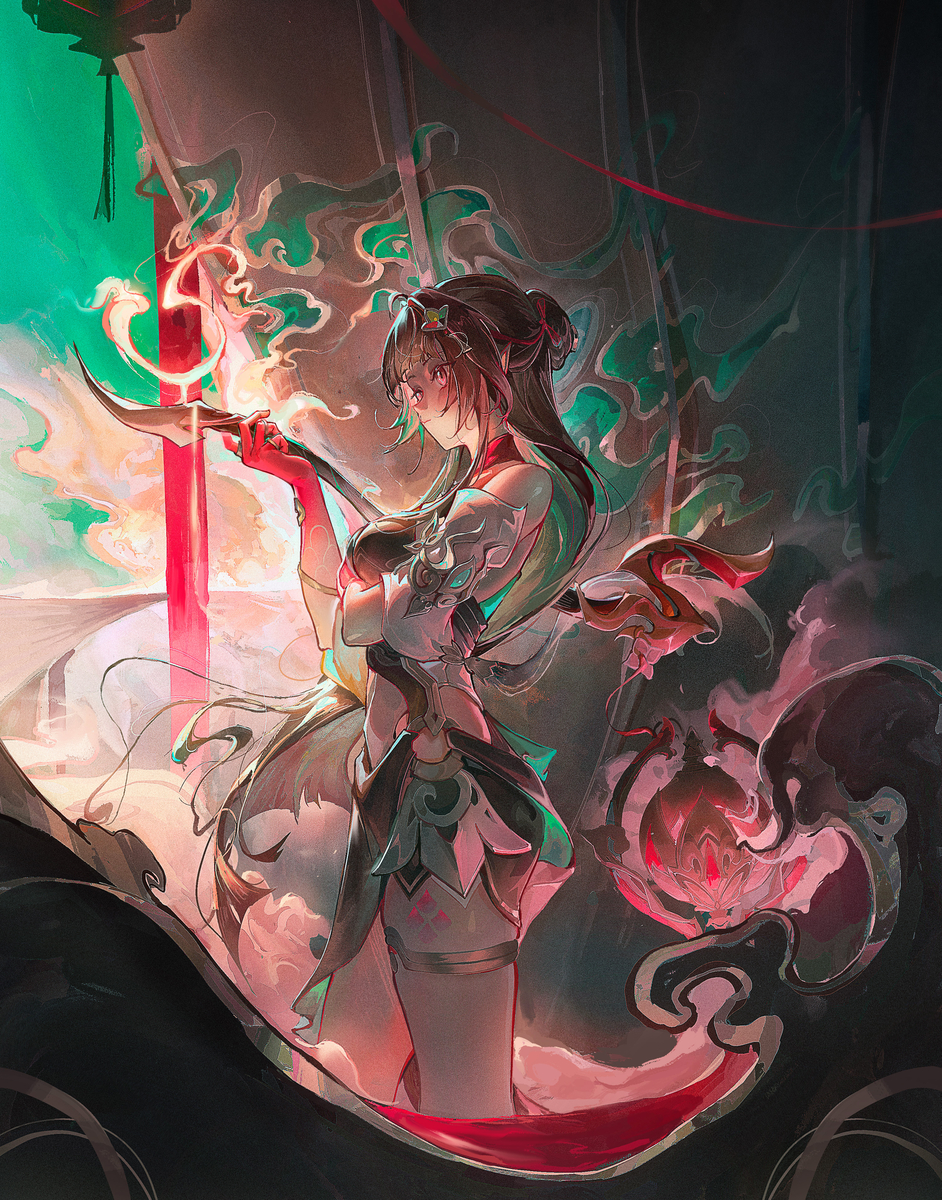 This is a pixiv picture whose title is 假作真时真亦假.