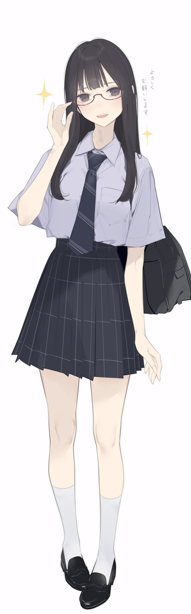 This is a pixiv picture whose title is クラス委員長.