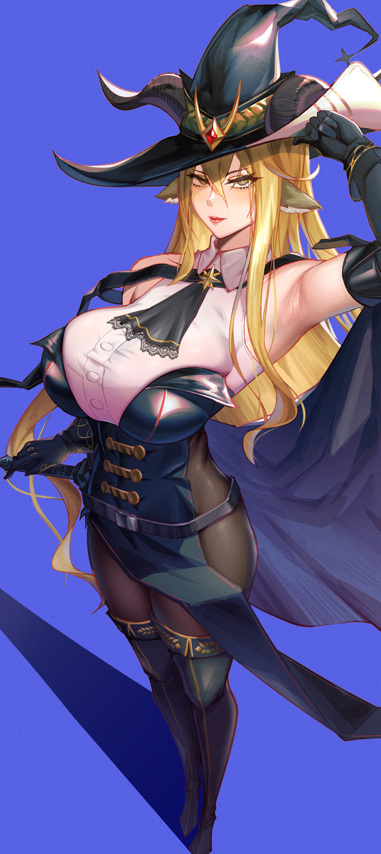 This is a pixiv picture whose title is 暗月魔女-デーゲンブレヒャー.