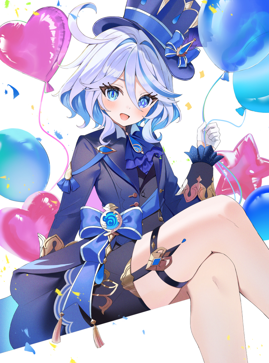 This is a pixiv picture whose title is フリーナ誕生日おめでとう～.