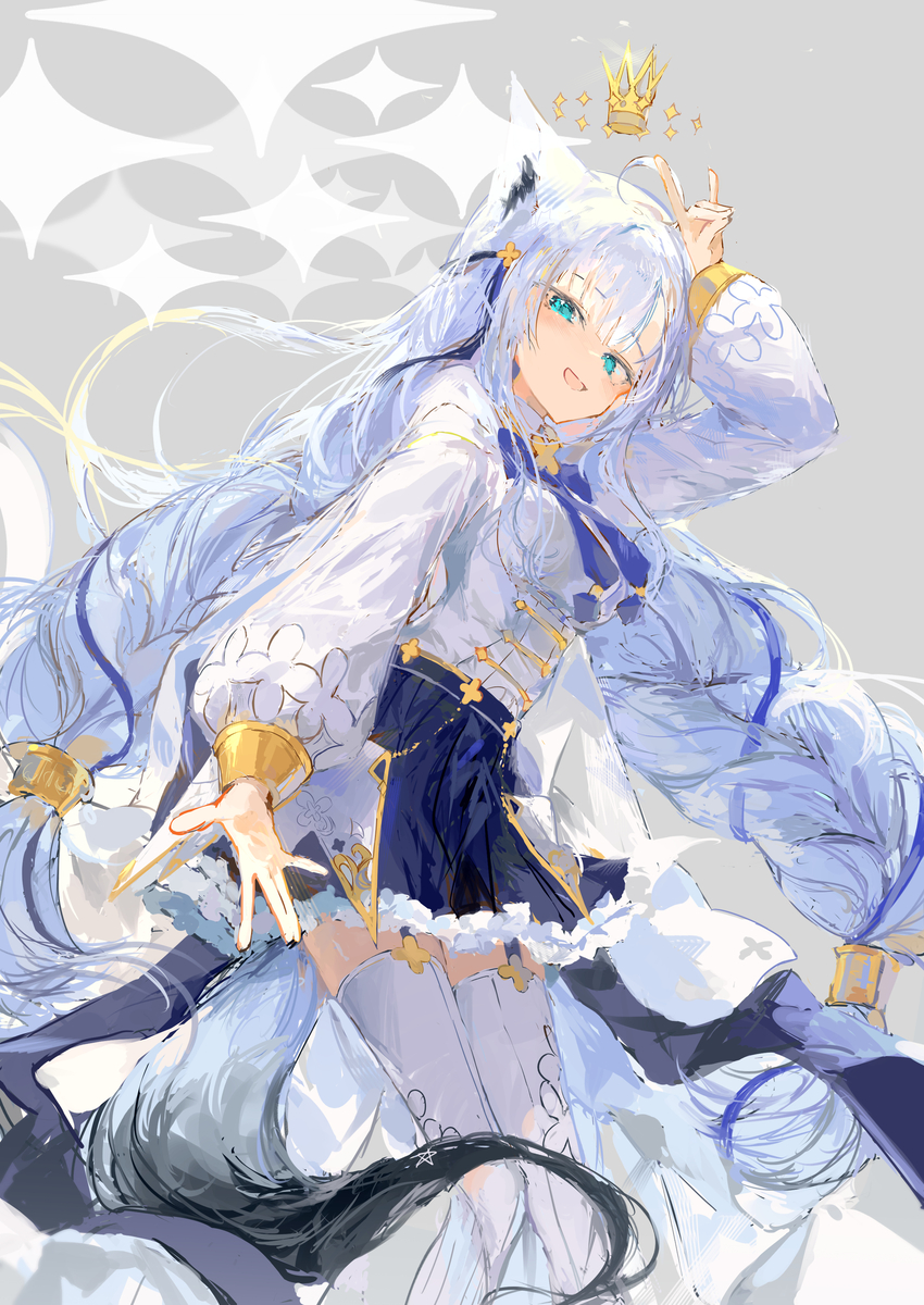 This is a pixiv picture whose title is 🌽👑.