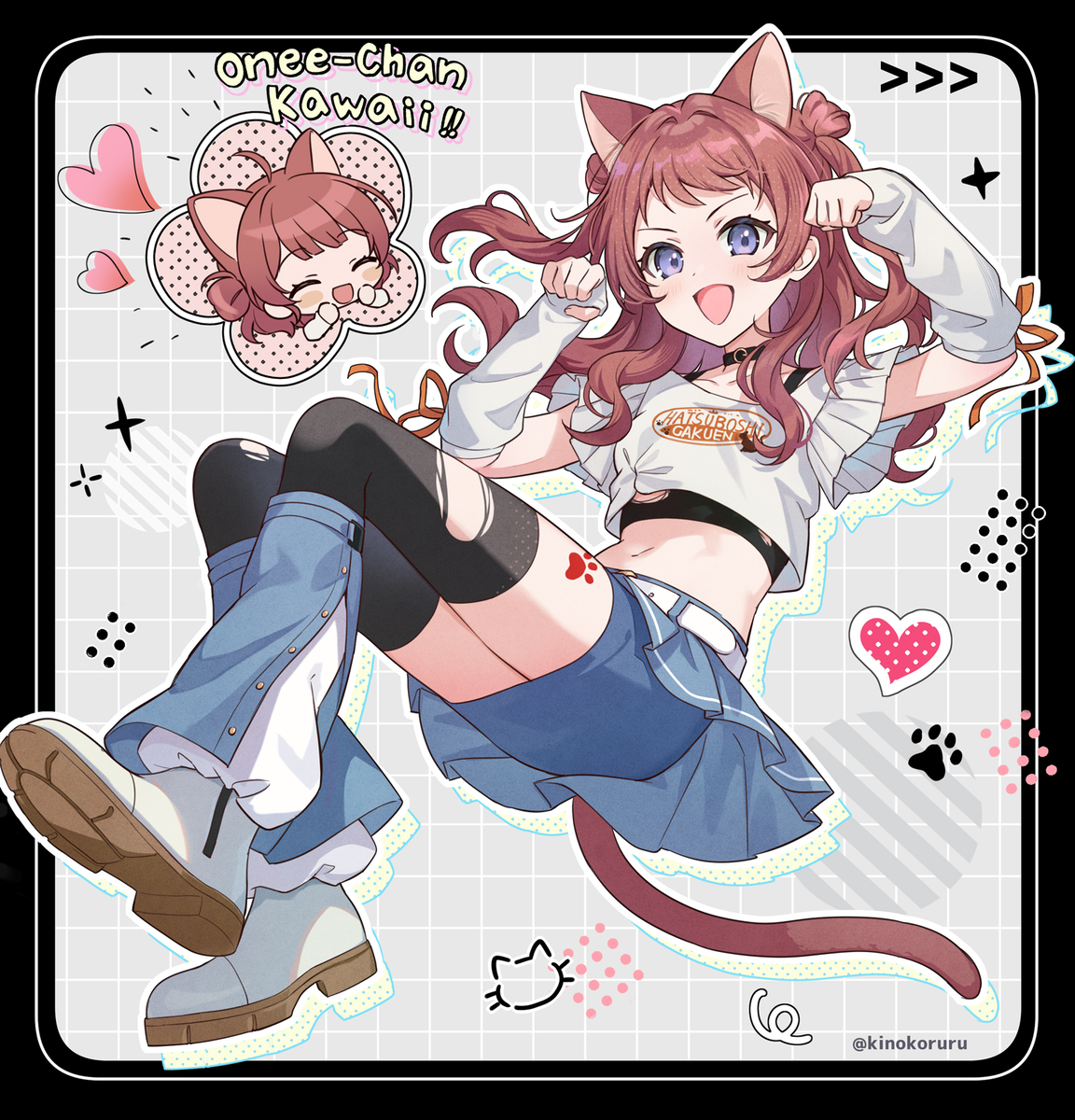 This is a pixiv picture whose title is まねきねこ咲季.