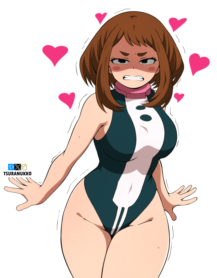 This is a pixiv picture whose title is 麗日お茶子・URARAKA.