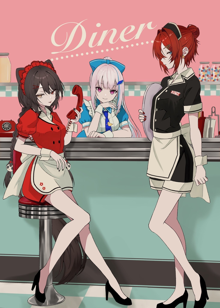 This is a pixiv picture whose title is diner.