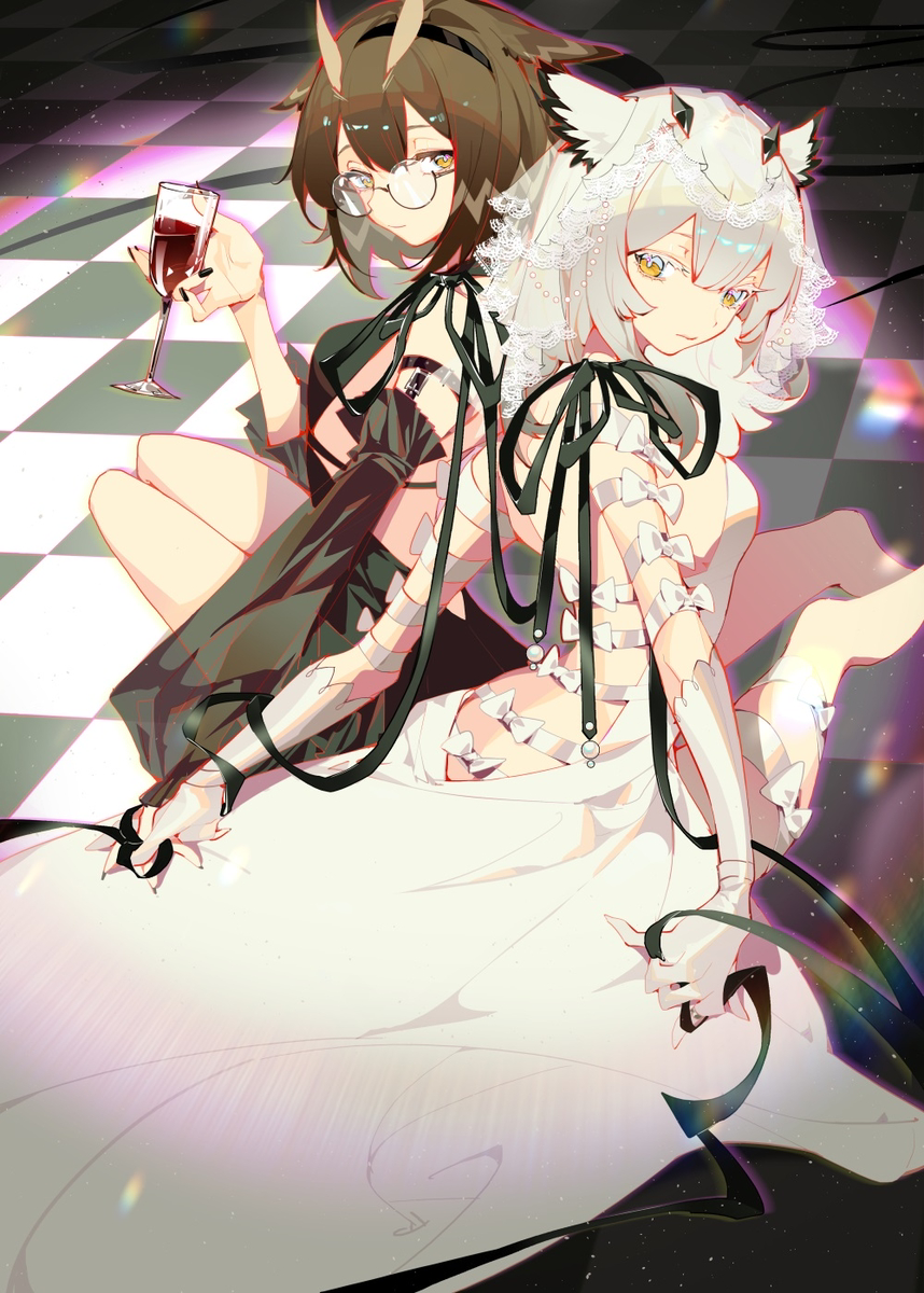 This is a pixiv picture whose title is 舞会.