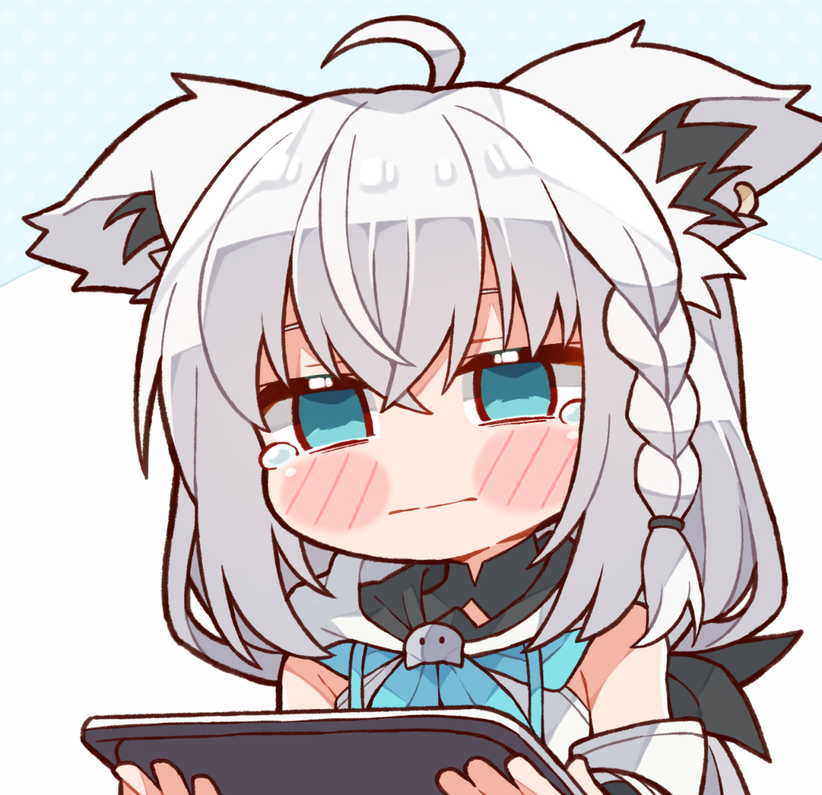 This is a pixiv picture whose title is 悲しい色やね….