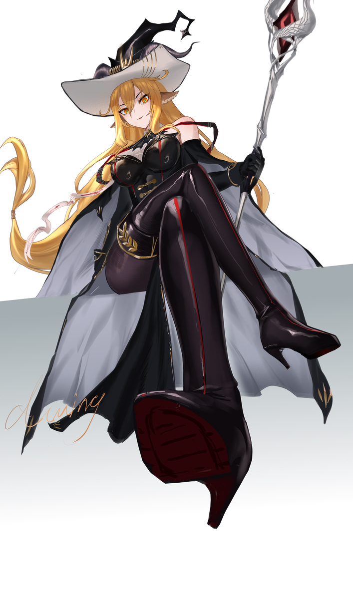 This is a pixiv picture whose title is 暗月的影子 锏.