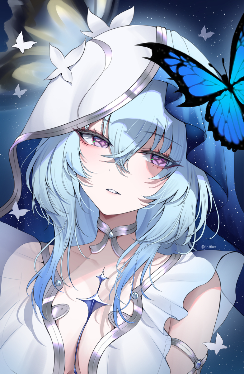 This is a pixiv picture whose title is Shorekeeper.